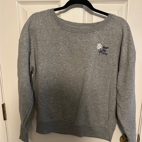 Old Navy Heather Gray Sweatshirt - Picture 1 of 4